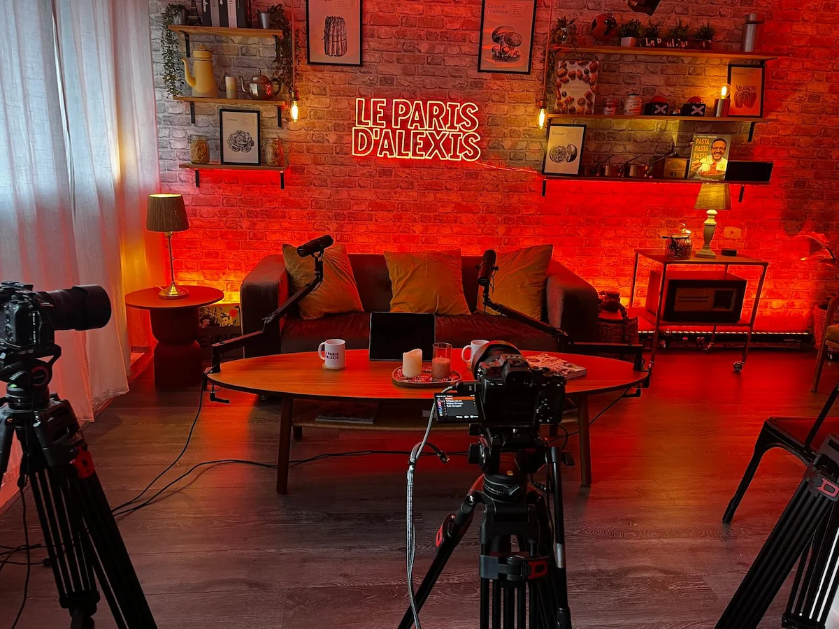 Tournage pour Le Paris d'Alexis au studio Good way prod